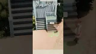 How to double Stairs rail in Sims 4 