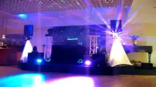DJ Volker Kohl, Event-DJ-OWL: Anlage mit Moving-Heads und Sterneffekten