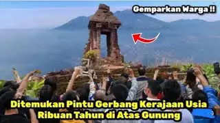 Gapura Kerajaan Merana Sendirian Di Tengah Hutan