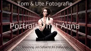 Zollverein Coal Mine - Portrait Shooting on Location with Anna at Shaft XII