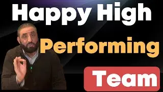 Happy High performing team