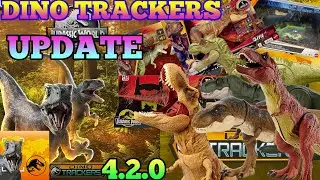 Jurassic World DINO TRACKERS 2023 Facts App Scan Codes UPDATE 4.2.0 All Dinosaurs Tyrannosaurus Rex