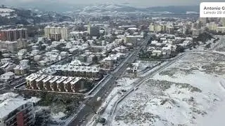 Laredo nevado 28 de febrero de 2018