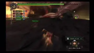Monster Hunter Tri - Alatreon with the gang