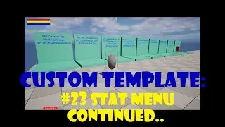 Custom Template 23 Stat Menu Setup Continued