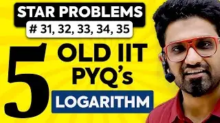 5 Old IIT PYQ's on Logarithm 👌 by Aman Malik Sir