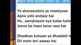 Kaabil Hoon Lyrics (Jubin Nautiyal) 190Kbps