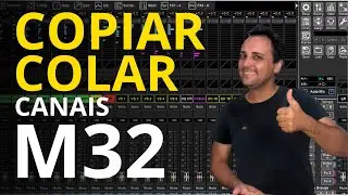 Como copiar e colar os canais da M32 | Copy Paste.