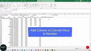 Excel Payroll Sheet Project