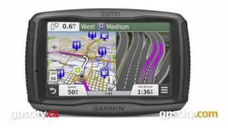Garmin Zumo 590LM Motorcycle GPS: Introduction with GPS City