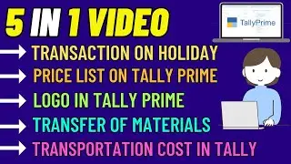 Tally Prime 5 Concept in 1 Video | Tally Prime course | Learn Tally Prime 