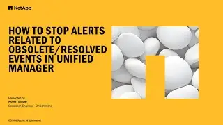How to stop alerts related to Obsolete/Resolved events in Unified Manager
