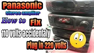 #Howtofixpanasonic110volts Accidentaly plug in 220 volts what happen?