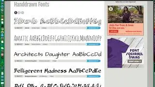 FREE CUSTOM FONTS - how to with Inkscape