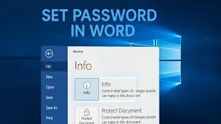 How to Set Password in MS Word File | Protect Your Word Document Easily