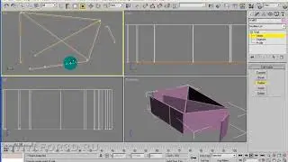 3dsmax.  Урок 266. Редактирование стен на уровне подобъектов вершин