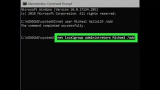 How to add Admin Account On Screen With CMD  2020
