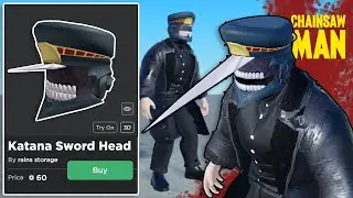 Katana Devil UGC items: Roblox Chainsaw Man cosplay