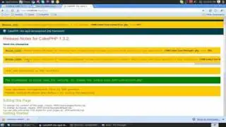 Installing Cakephp 1.3.2 on Linux