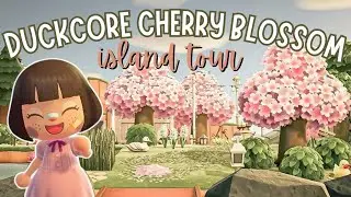 ALL DUCK VILLAGER SPRING CORE ISLAND SET IN CHERRY BLOSSOM SEASON | Island Tour | Let's Play ACNH