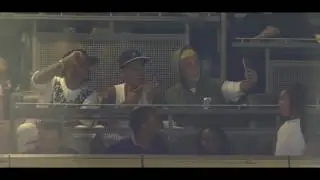 Lewis Hamilton With Neymar & Justin Bieber At Brazil Game