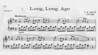 Thomas Haynes Bayly - Long, Long Ago