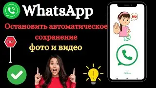 Kак остановить автоматическую загрузку фото и видео в WhatsApp