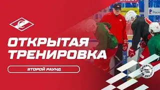 Открытая тренировка ХК «Спартак» перед вторым раундом плей-офф
