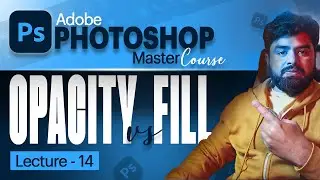 Fill vs Opacity Explained - #Photoshop #Tutorial - Urdu Hindi