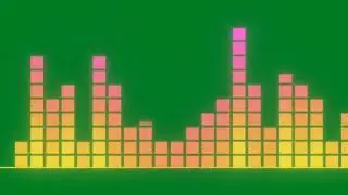 Music Equalizer Green Screen Effect | Audio Spectrum Visualizer | No Copyright | 4K Chroma Key