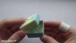 Поделки из бумаги оригами коробочка / Crafts made of paper