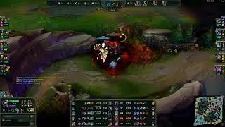 League of Legends 2 Items Rengar vs 1/2 Item Nasus