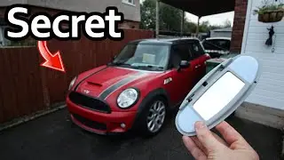 MINI COOPER SUN VISOR VANITY MIRROR COMMON PROBLEM EASY FIX!