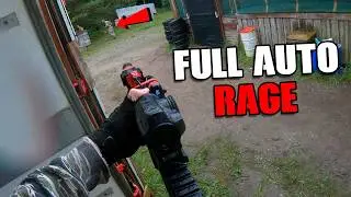Wannabe Airsoft Soldier uses crazy FULL AUTO build (Cheater Rages)