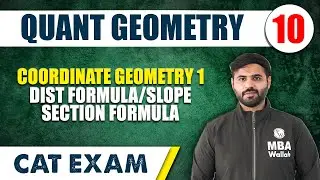 Coordinate Geometry 1 | Quant Geometry L10 | CAT 2024 | MBA Wallah