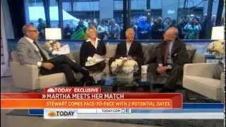 Martha Stewart meets her first two matches