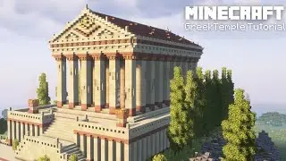 Minecraft: How to build a Greek Temple | Tutorial