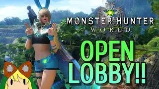 【MONSTER HUNTER WORLD】 SUPER MONSTER HUNTER SUNDAY OPEN LOBBY!!! XD