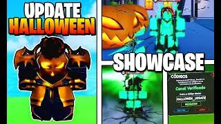 NOVOS CÓDIGOS + SHOWCASE E TUDO SOBRE O NOVO UPDATE DE HALLOWEEN NO ONE FRUIT SIMULATOR - ROBLOX