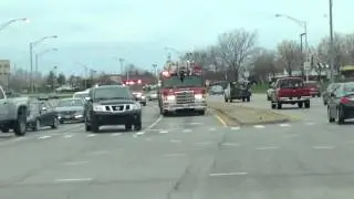 Lexington, KY Fire Department's Ladder Co.6 and EC-11 Responding to a medical run