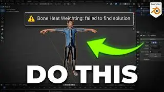Fix Bone Heat Weighting in Blender