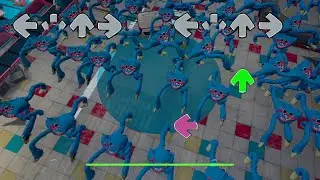 1000 Huggy Wuggy in Fnaf Funkin | FNF in Poppy PlayTime