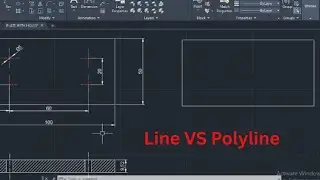 Line vs Polyline in AutoCAD | Difference Explained with Example 