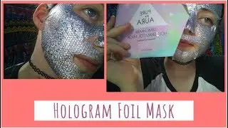 Trying the Pure Aura Cosmic Shimmer Hologram Foil Mask