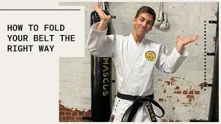 How to tie your karate belt correctly