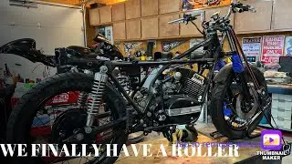 1974 Yamaha RD250 on wheels at last