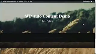 Best wordpress auto content posting plugin - WP Auto Content