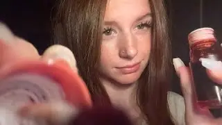 ASMR l Big Sis does your makeup (personal attention)