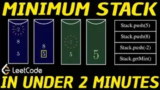 Leetcode Q155: Min Stack Solution VISUALIZED