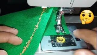 because the family sewing machine tangles the thread at the bottom or sews loosely. (tension adju...